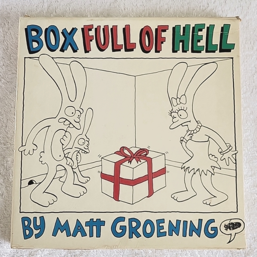 Vintage Set Of 3 Box Full Of Hell Comic Matt Groening 1986.